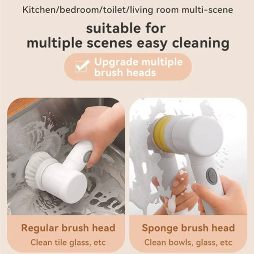 Kitchen Dishwashing Sponge Electric Cleaning BrushLow
